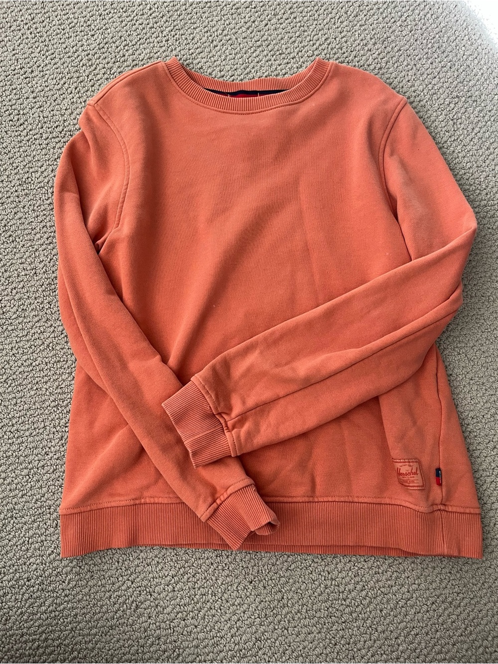 Herschel Supply Company Woman’s Rust Orange Crewneck Sweatshirt